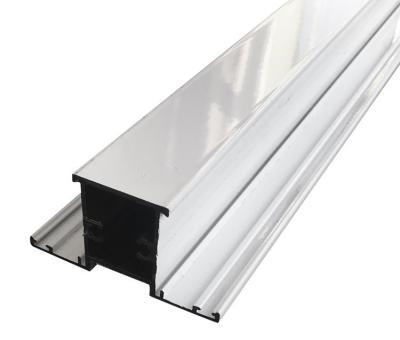 China White Electrophoresis Aluminium Alloy Extrusion Silver Window Profiles Smooth Surface for sale