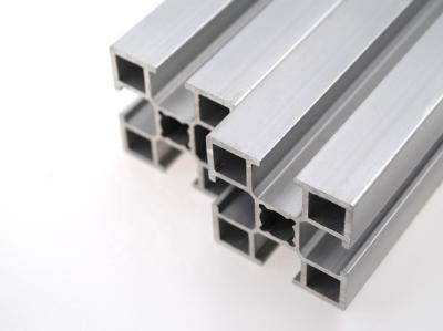 China T Groef Gestalte gegeven van de het Spooruitdrijving van het Kanaalaluminium T het Profiel40x40 Industriële Aluminium Uitgedreven Sectie Te koop