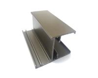 China el polvo de la arena 6063-T5 cubrió la sección de aluminio del puente quebrado de aluminio de las protuberancias en venta