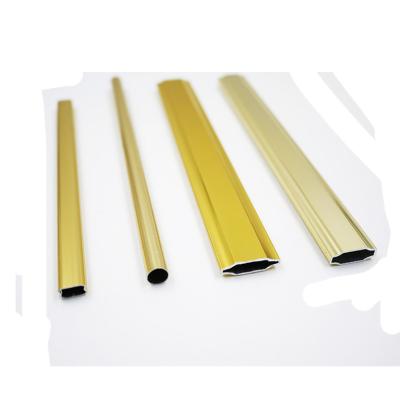 China Chemical Polished Aluminium Profile Flat For Closet Decoration for sale