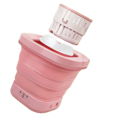 China Wholesale Factory Low Price Folded The Other Electric Automatic Foldable Wig Mini Portable Folding Washing Machine for sale