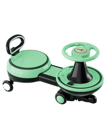 China Super Happy Stretchable and Lights 360 Degree Rotating Baby Outdoor Happy Children's Swing Twist Car for Sale for sale