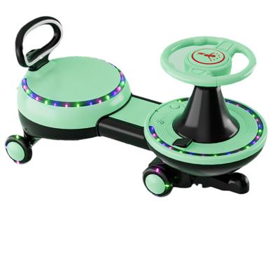 China Universal Stretchable Yoyo Car With Light And Wheel Music Baby Swing Ride On Car for sale