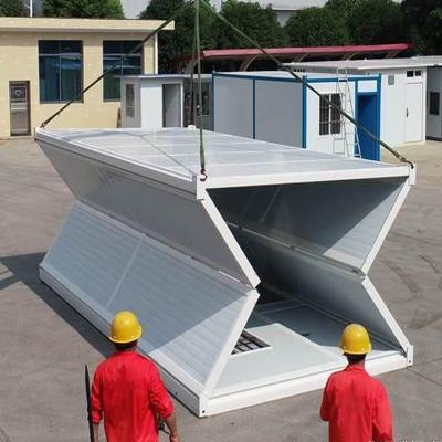 China Modern exportable foldable office container insulated roofing sandwich panel constitute mobile home It's habitable prefab homes for sale