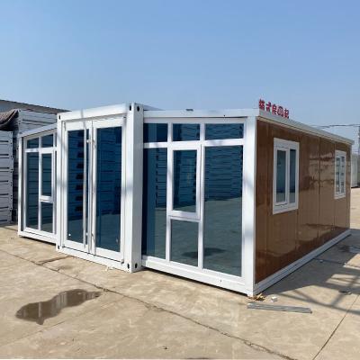 China Modern High quality portable container house prefabricated Extendable container house 20ft and 40 ft prefab houses are habitable for sale