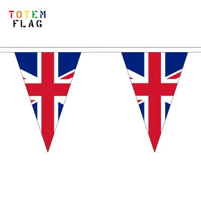 China Hanging Triangular Bunting Flags, Triangle String Flags, Fabric Bunting Flags for sale