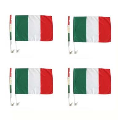 China Sports and Games EK Italy 2021 Italian Car Side Window Flag Banner Italy Car Flag for sale