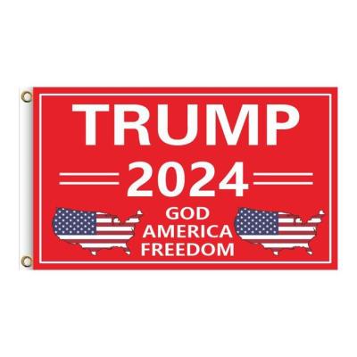 China Large Polyester Screen Printed 3x5ft Custom Printed 2021 Guard Large Again America Trump Flags for sale