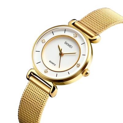 China Wholesale Fashion Water Resistant Ladies Watch Skmei 1330 Woman Watches Waterproof Stainless Steel Quartz Ladies Watch for sale