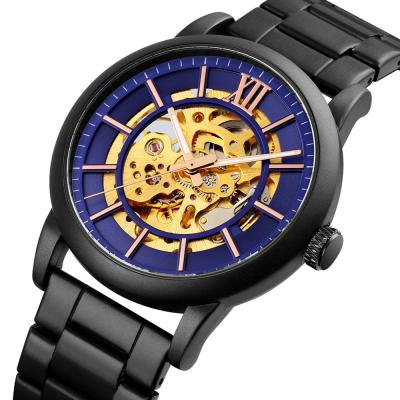 China Fashion SKMEI 9242 Wrist Watch Skeleton Display Men Automatic Mechanical Waterproof Watches Water Resistant for sale