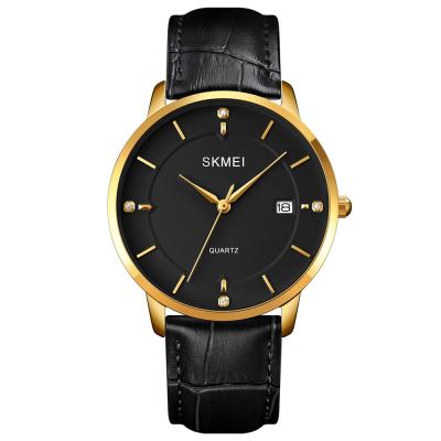 China Day/Date Latest Skmei 1801 Men Casual Quartz Luxury Wristwatches Fashion Leather Watches for sale