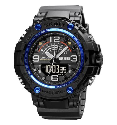 China New Alarm Men's Chronograph Watch Skmei 1617 Fashion Waterproof Sport Watch Analog-Digital Watches For Men for sale