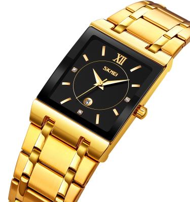 China Skmei automatic date relojes Para hombre 9263 wristwatches men quartz gold watches for sale