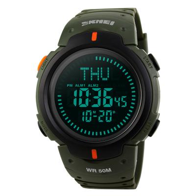 China SKMEI 1231 Alarm Digital Compass Watch Pedometer Sports Waterproof Watches For Men for sale