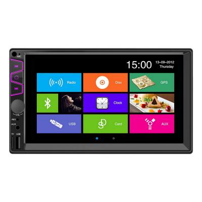 China GPS HD Screen Touch Screen Car Video 2 DIN Car DVD Player 7 Inch Car MP5 Player With BT for sale