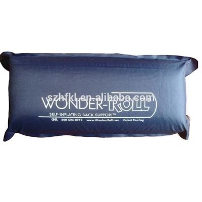 China Navy Blue Inflatable Lumbar Support Self Inflatable Pillow , Back Support Self Inflatable Pillow for sale