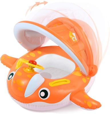 China Hot Sale Kid Whale Theme Infants Water Toys Inflatable Swimming Ring For Toddlers In Summer for sale