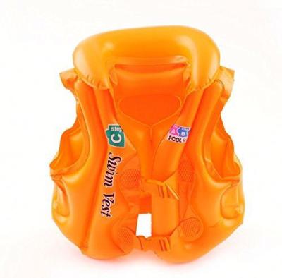 China Fun Summer Safety Swimming Ring Pool Floating Swim Vest Inflatable Swimsuit For Kids for sale