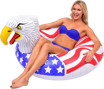 China Hot Sale Women Bald Eagle Inflatable Swimming Ring In Pool for sale