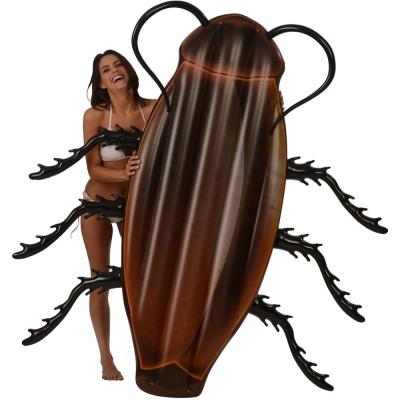 China Indoor& Outdoor Huge Inflatable Cockroach Pool Raft Cockroach Floating Mattress for sale