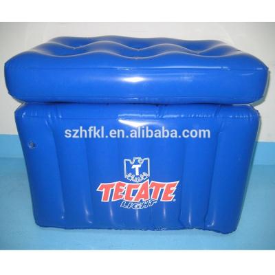 China Sustainable Beer Advertising Inflatable Bucket, Inflatable Cup Ice Bucket For Outdoor Beach Party for sale