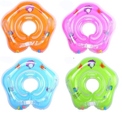 China Factory Customized PVC Baby Neck Ring Inflatable Swimming Float For Baby Sport for sale