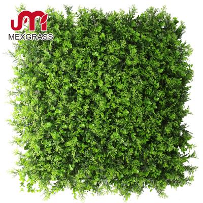 China Durable Vertical Artificial Plant Walls Plastic Green Grass Plants Hanging Wall for sale