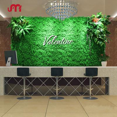 China Durable Hot Sales New Cool Premium Made Plastic Green Plant Artificial Wall for sale