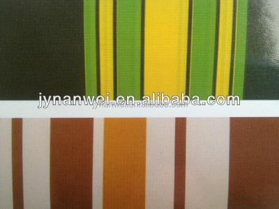 China Stripe 0.30mm Stripe PVC Tarpaulin for sale