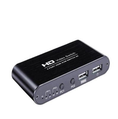 China New Item 4K USB HD KVM Switch Box Video Display USB Switch Splitter SW-0201KVM for sale