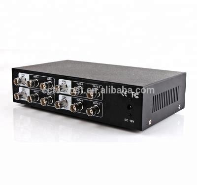 China AHD CVI TVI CVBS CCTV HD BNC Distributor 4 in8out video splitter for 300-600M STT-HD4IN8 for sale