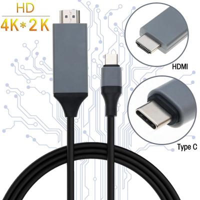 China COMPUTER 2m USB C 3.1 to HD Cables 4K Type C to HD Adapter for Samsung Galaxy S9/S8/s10 for sale