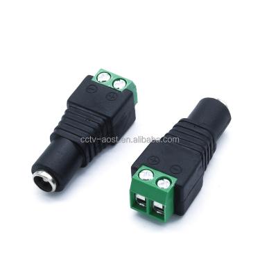 China 5.5*2.1mm Screw Male Female DC Power Connector Jack Adapter DC001---7 for sale