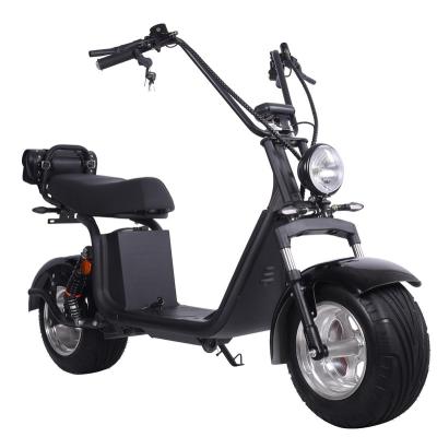 China Unisex Factory Direct Euro 5 Certificate EEC COC Approved EU Legal Riding Electric Scooter 1500W 25KM/H Max Speed ​​Adult Scooter WVTA for sale