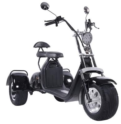 China Unisex Three Wheel Motor E-tricycle Cargo Scooter Electric Bike Tricycle Electric Scooter For Adults E-tricycle 60V 1000W 2000W 3000W for sale