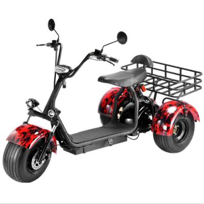 China Unisex Cheap Price Large Seat Electric Motor Three Wheels Off Road E Tricycle Cargo Fast Delivery Golf Cart 3 Wheels Electric Scooter for sale