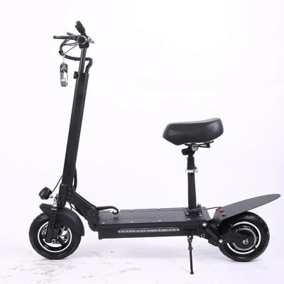 China Dirt Unisex Steel Panel Rear Wheels With Alarm 48v 500W Power Fast Speed ​​Remote Anti-theft Strong Electric Scooter For Big Man for sale