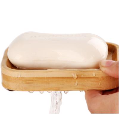 China Modern New Arrival Pure Bamboo Bathroom Soap Dish Dispenser for sale