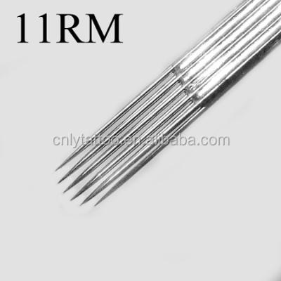 China Permanent 50 Pieces Professional Sterilized Tattoo Needle On 11RM Bar for sale