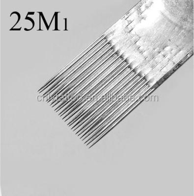 China Permanent Professional Sterilized Tattoo Needle On Bar 25M1 for sale