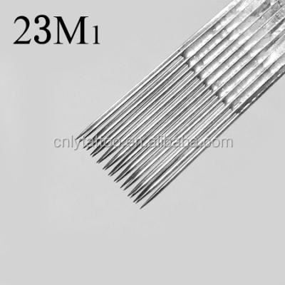 China Permanent 30 Pcs Per Box Professional Sterilized Tattoo Needle On Bar 23M1 for sale