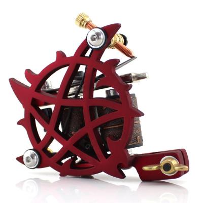 China Red Star Carbon Steel Permanent Mount Tattoo Machine for sale