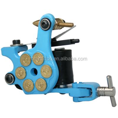 China Permanent 10 Handmade Wraps Coil Tattoo Machine for sale