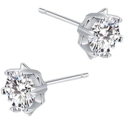 China Best Price TRENDY Stud Earrings For Women Double Silver Stud Earrings Stud Chain Earrings for sale