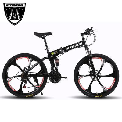 China Floding Bicycle MTBGOO Folding Mountainbikes Mountain Bike In Stock 26 Inch 21Speed ​​MTB Bike for sale