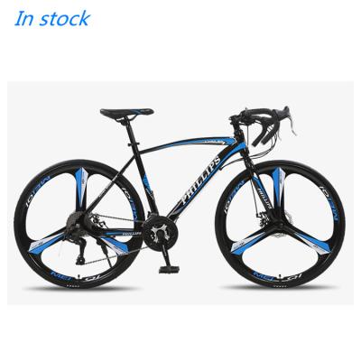 China 700c High Carbon Road Bike High Carbon Steel Frame Bicycle Bikes Road Bike With Disc-Brake Cycle Price for sale