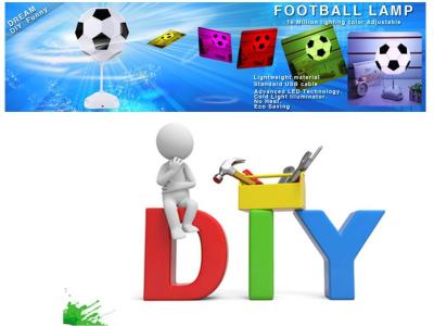 China IQ DIY Football Light--The intelligent educational examples of handicrafts GK-LIGHT-011 for sale