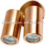 China EU Wall Spotlight Adjustable Solid Copper Twin Heads Outdoor or Indoor Wall Spot Light for sale