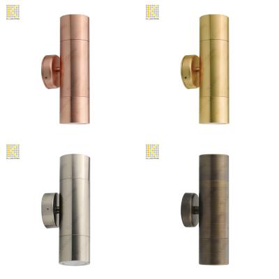 China Outdoor Wall Mounted Through Wall Light 316 Stainless Copper Waterproof Or IP65 Solid Copper Outdoor Light for sale