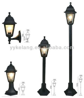 China Stainless Steel Plastic Garden Outdoor Plastic Light for sale